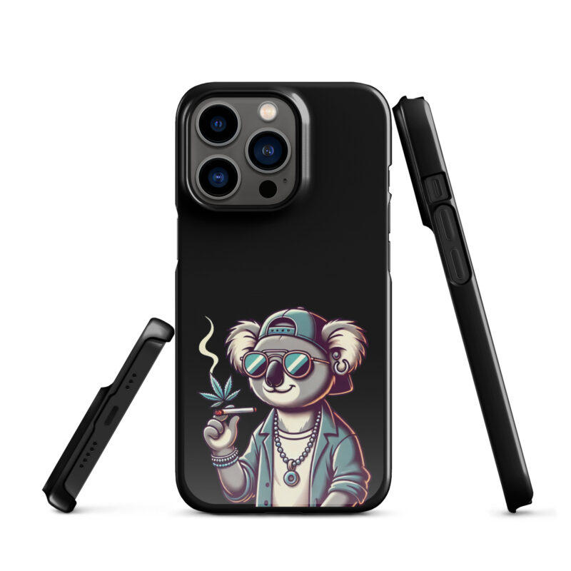 Entspannter Koala mit Joint Snapcase iPhone®-Hülle