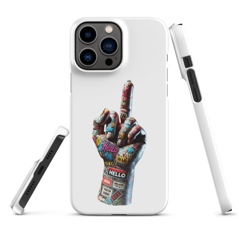 Urban Street Art Style Fick dich Fuck you Graffiti Hand Snapcase iPhone®-Hülle