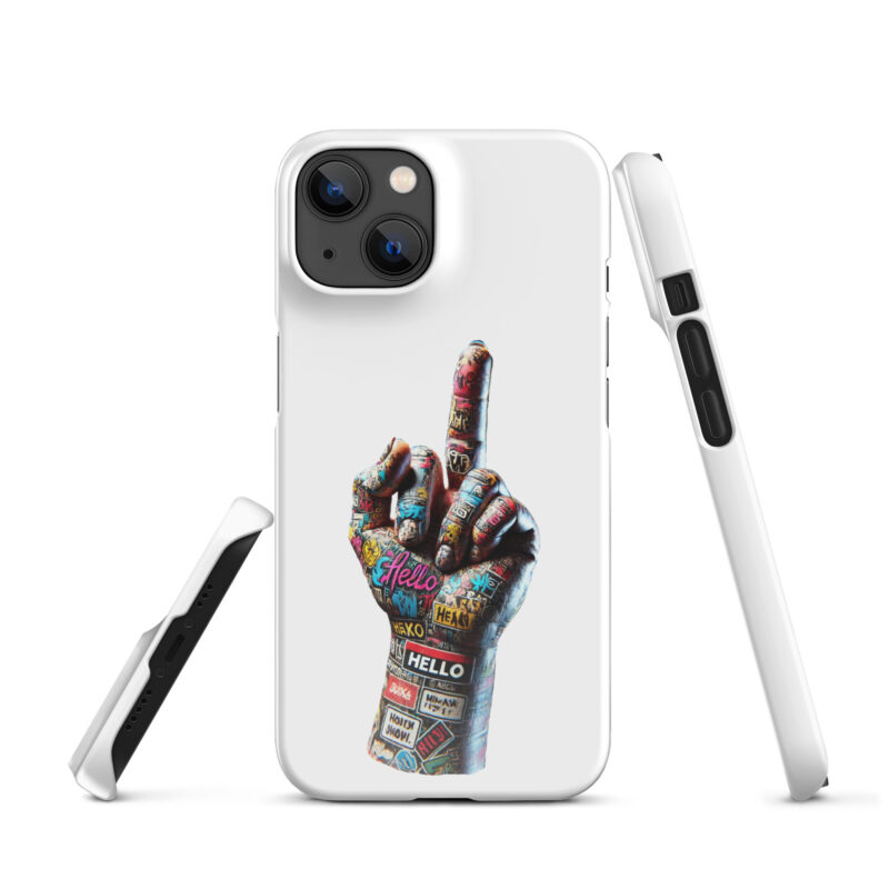 Urban Street Art Style Fick dich Fuck you Graffiti Hand Snapcase iPhone®-Hülle