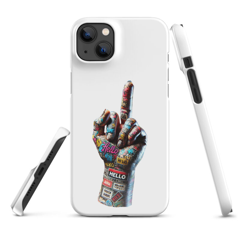Urban Street Art Style Fick dich Fuck you Graffiti Hand Snapcase iPhone®-Hülle