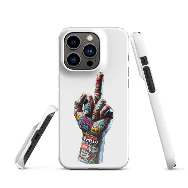 Urban Street Art Style Fick dich Fuck you Graffiti Hand Snapcase iPhone®-Hülle