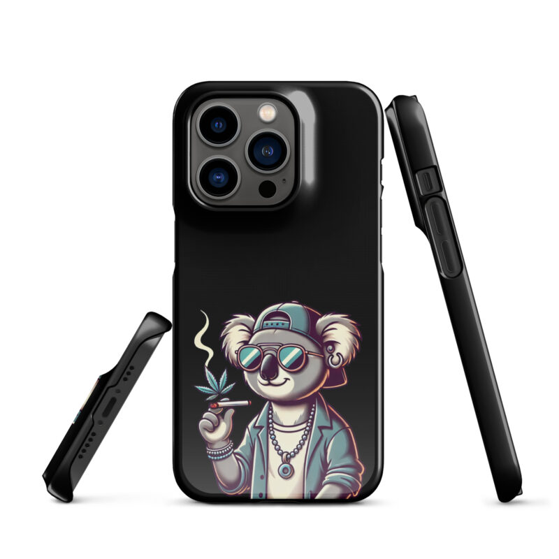 Entspannter Koala mit Joint Snapcase iPhone®-Hülle