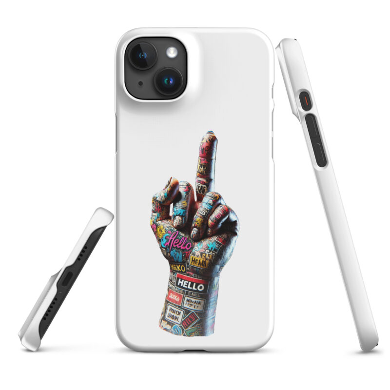 Urban Street Art Style Fick dich Fuck you Graffiti Hand Snapcase iPhone®-Hülle