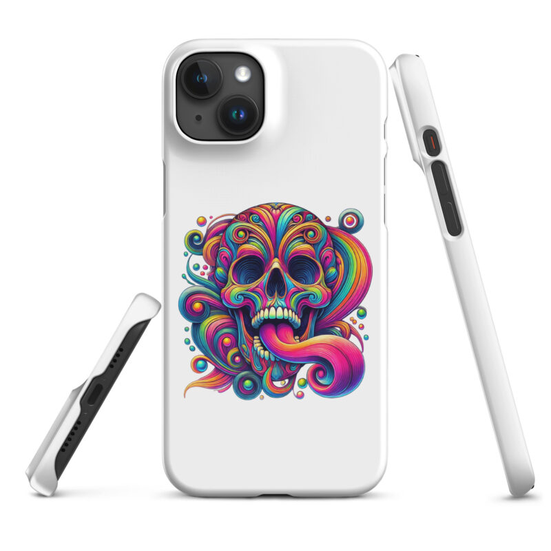 Psychedelischer Totenkopf Snapcase iPhone®-Hülle