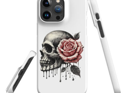 Schädel mit roter Rose Snapcase iPhone®-Hülle – Accessoires – klamottn.de Schädel mit roter Rose Snapcase iPhone®-Hülle – Accessoires – klamottn.de
