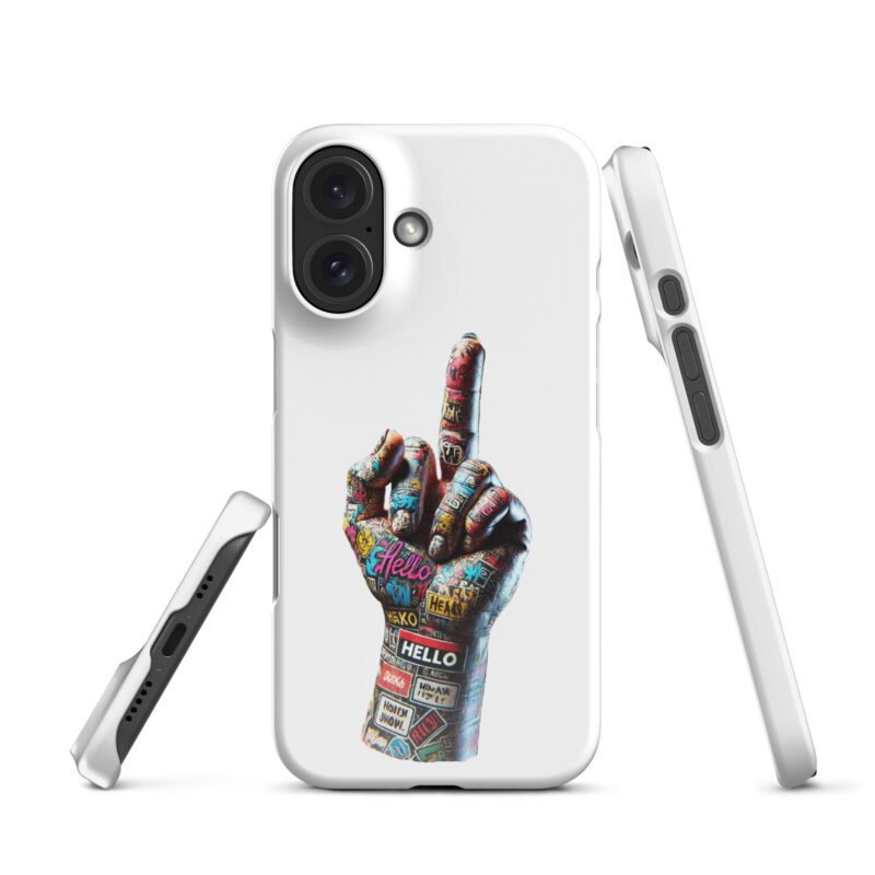 Urban Street Art Style Fick dich Fuck you Graffiti Hand Snapcase iPhone®-Hülle