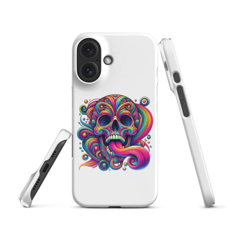 Psychedelischer Totenkopf Snapcase iPhone®-Hülle