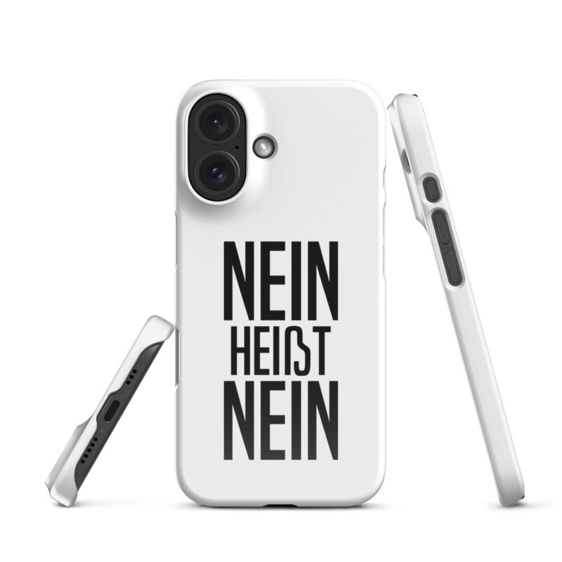 Nein heißt Nein Snapcase iPhone®-Hülle – Accessoires – klamottn.de