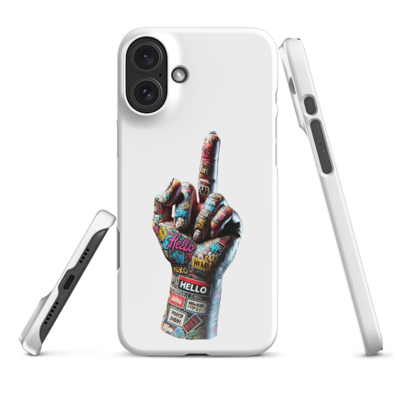 Urban Street Art Style Fick dich Fuck you Graffiti Hand Snapcase iPhone®-Hülle