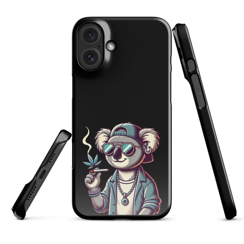 Entspannter Koala mit Joint Snapcase iPhone®-Hülle