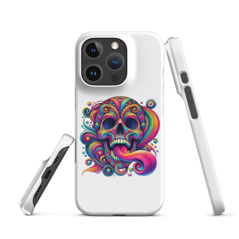 Psychedelischer Totenkopf Snapcase iPhone®-Hülle