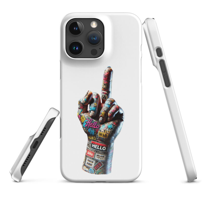 Urban Street Art Style Fick dich Fuck you Graffiti Hand Snapcase iPhone®-Hülle