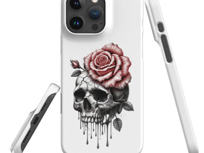 Schädel mit blutroter Rose Snapcase iPhone®-Hülle – Accessoires – klamottn.de Schädel mit blutroter Rose Snapcase iPhone®-Hülle – Accessoires – klamottn.de