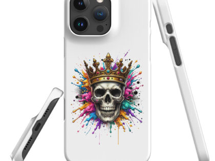Schädel mit Krone und Farbspritzern Snapcase iPhone®-Hülle – Accessoires – klamottn.de Schädel mit Krone und Farbspritzern Snapcase iPhone®-Hülle – Accessoires – klamottn.de