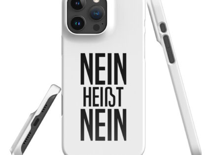 Nein heißt Nein Snapcase iPhone®-Hülle – Accessoires – klamottn.de Nein heißt Nein Snapcase iPhone®-Hülle – Accessoires – klamottn.de