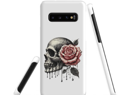 Schädel mir roter Rose Snapcase Samsung®-Hülle – Accessoires – klamottn.de Schädel mir roter Rose Snapcase Samsung®-Hülle – Accessoires – klamottn.de