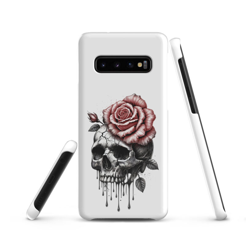 Schädel mit blutroter RoseSnapcase Samsung®-Hülle – Accessoires – klamottn.de
