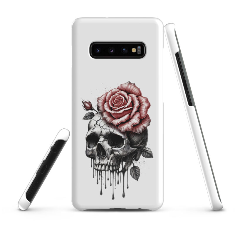 Schädel mit blutroter RoseSnapcase Samsung®-Hülle – Accessoires – klamottn.de