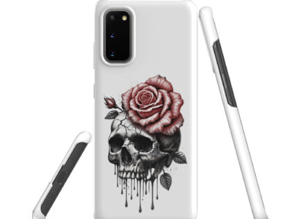 Schädel mit blutroter RoseSnapcase Samsung®-Hülle – Accessoires – klamottn.de