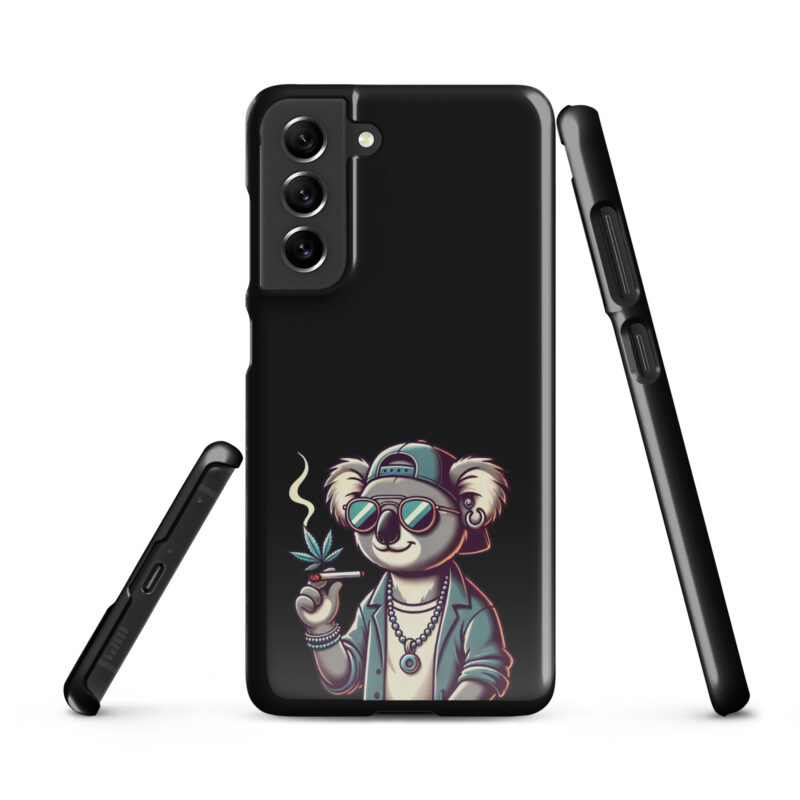 Entspannter Koala mit Joint Snapcase Samsung®-Hülle