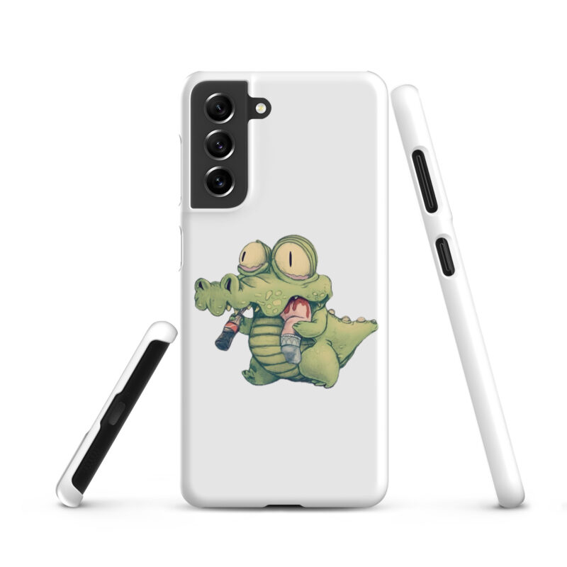 Krokodil mit Cola und “Snack” Samsung®-Hülle