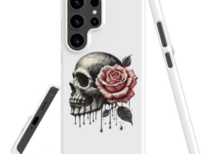 Schädel mir roter Rose Snapcase Samsung®-Hülle – Accessoires – klamottn.de Schädel mir roter Rose Snapcase Samsung®-Hülle – Accessoires – klamottn.de