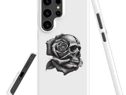 Monochromer Schädel mit Rose Snapcase Samsung®-Hülle – Accessoires – klamottn.de Monochromer Schädel mit Rose Snapcase Samsung®-Hülle – Accessoires – klamottn.de