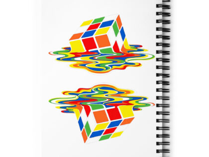 Schmelzender Zauberwürfel Spiral-Notizblock – Accessoires – klamottn.de Schmelzender Zauberwürfel Spiral-Notizblock – Accessoires – klamottn.de