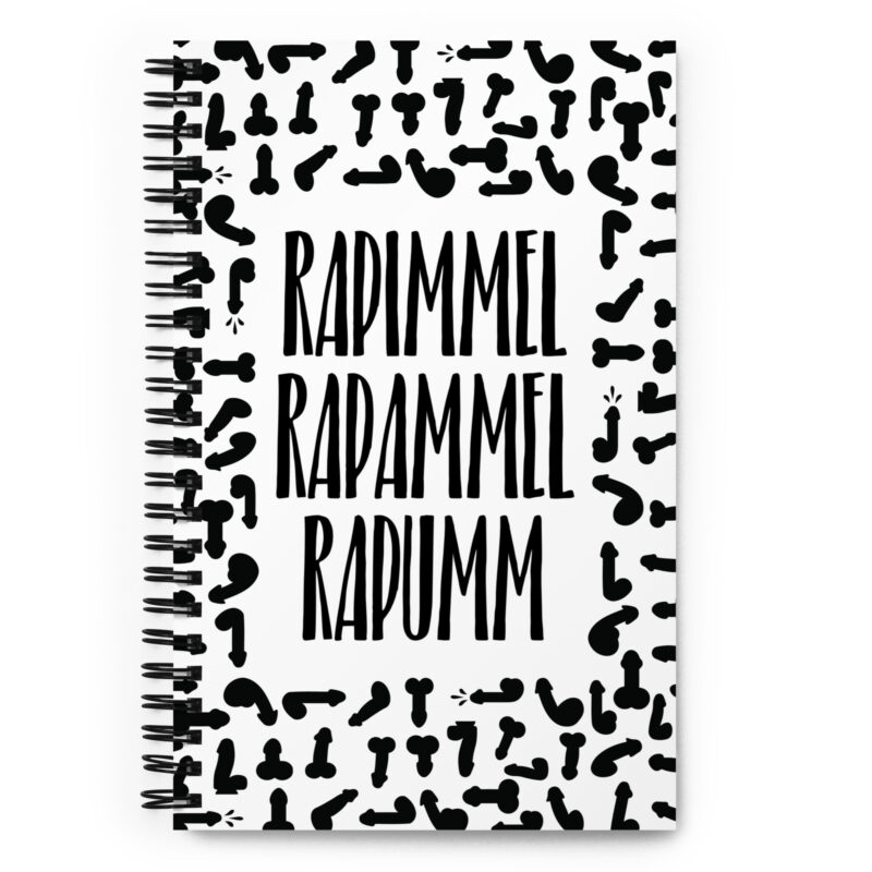Rapimmel Rapammel Rapumm Spiral-Notizblock