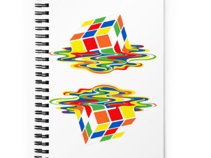 Schmelzender Zauberwürfel Spiral-Notizblock – Accessoires – klamottn.de Schmelzender Zauberwürfel Spiral-Notizblock – Accessoires – klamottn.de