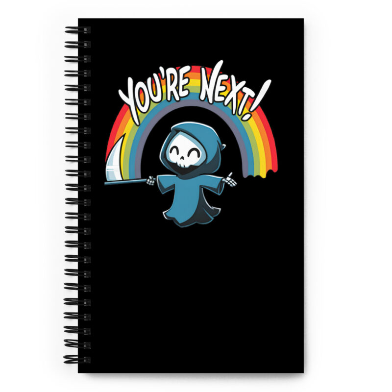„You’re Next!“ Sensenmann Spiral-Notizblock – Accessoires – klamottn.de
