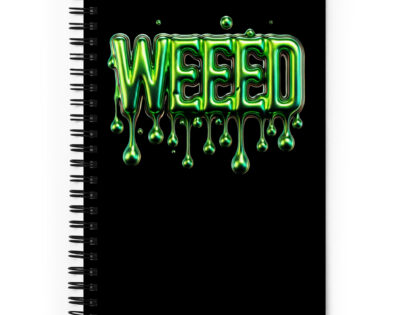 Weeed Spiral-Notizblock – Accessoires – klamottn.de Weeed Spiral-Notizblock – Accessoires – klamottn.de