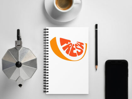 Fresh Orange Spiral-Notizblock – Accessoires – klamottn.de Fresh Orange Spiral-Notizblock – Accessoires – klamottn.de