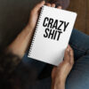 Crazy Shit Spiral-Notizblock – Accessoires – Klamottn™ Crazy Shit Spiral-Notizblock – Accessoires – Klamottn™