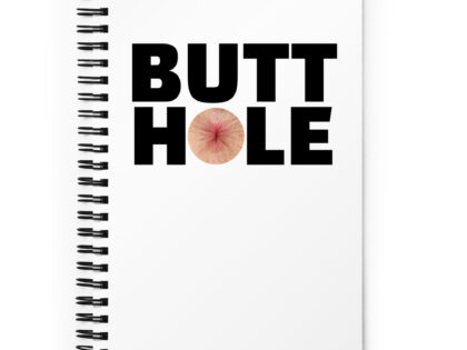 Butthole Spiral-Notizblock – Accessoires – klamottn.de Butthole Spiral-Notizblock – Accessoires – klamottn.de