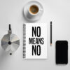 No means No Spiral-Notizblock – Accessoires – Klamottn™