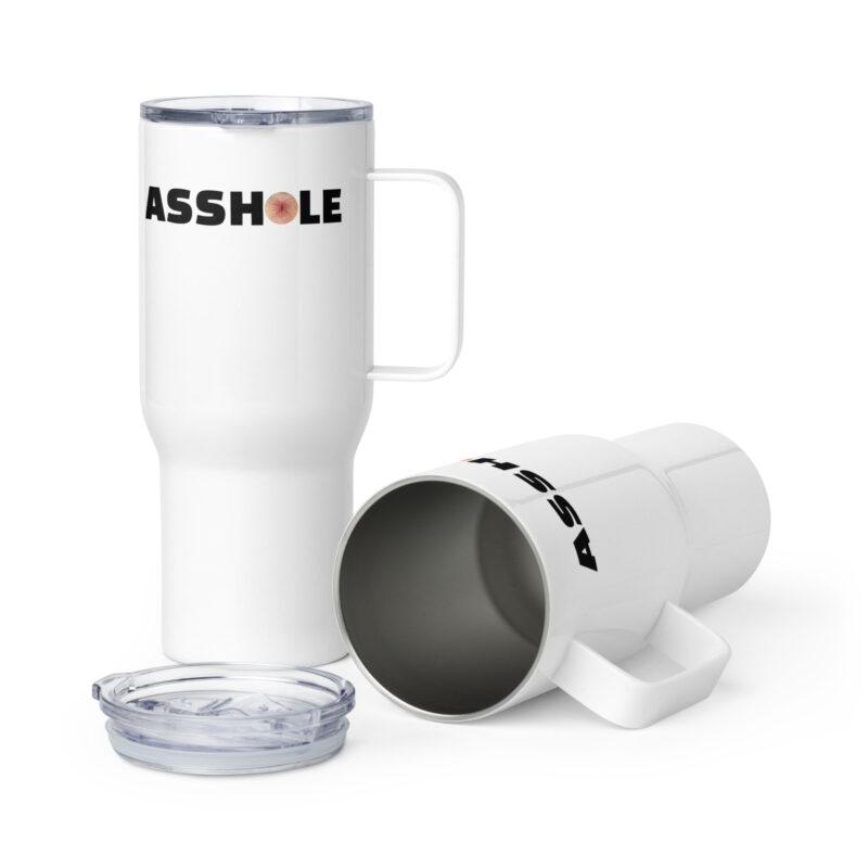 Asshole Reisebecher mit Griff – Accessoires – klamottn.de