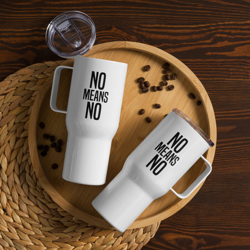 No means No Reisebecher mit Griff – Accessoires – klamottn.de