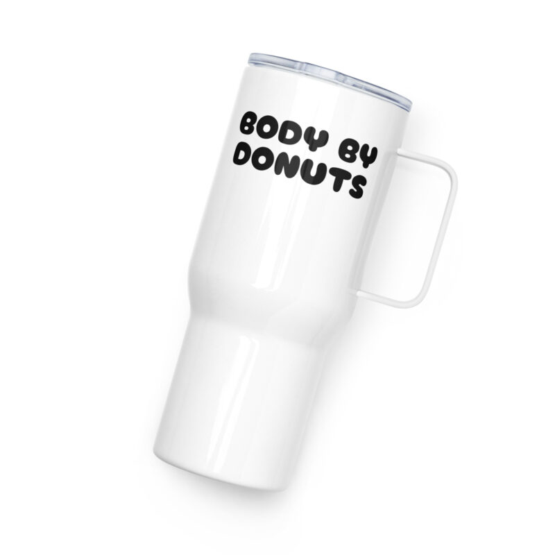 Body by Donuts Reisebecher mit Griff – Accessoires – klamottn.de