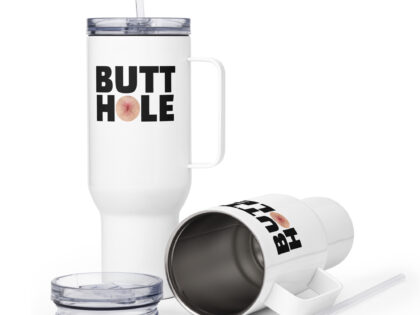 Butthole Reisebecher mit Griff – Accessoires – klamottn.de Butthole Reisebecher mit Griff – Accessoires – klamottn.de