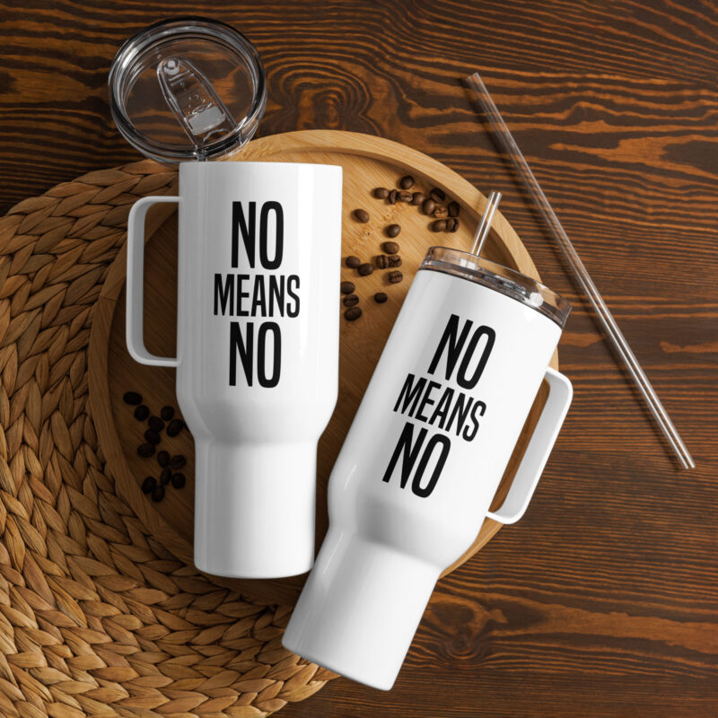 No means No Reisebecher mit Griff – Accessoires – klamottn.de