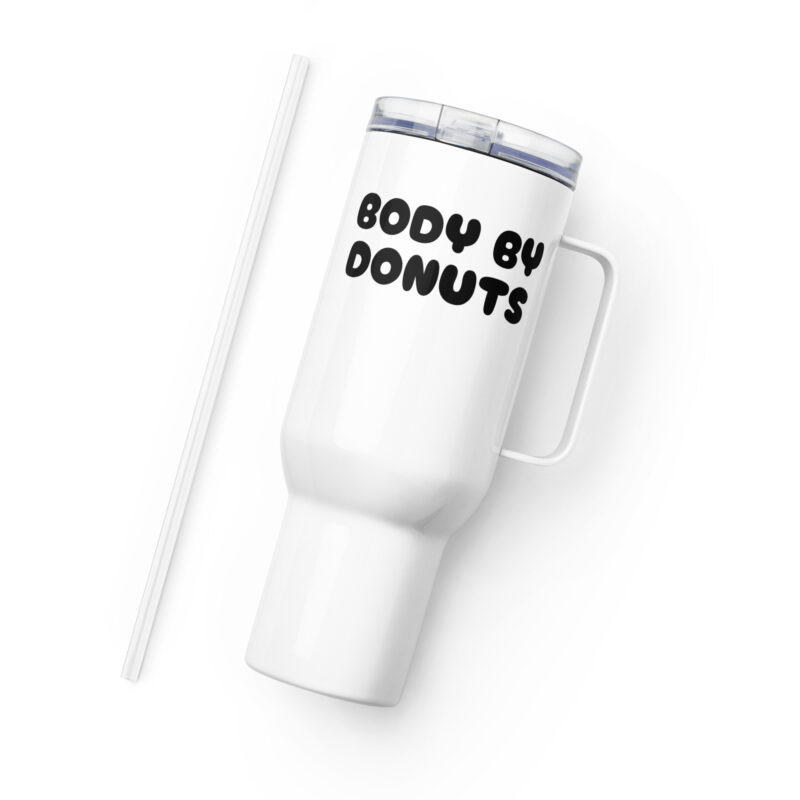 Body by Donuts Reisebecher mit Griff – Accessoires – klamottn.de