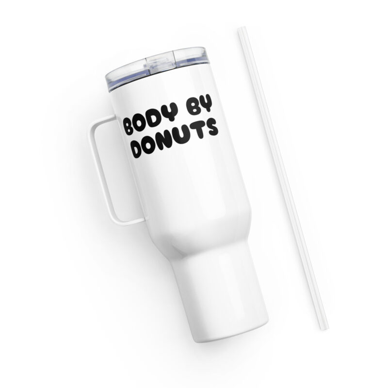 Body by Donuts Reisebecher mit Griff – Accessoires – klamottn.de