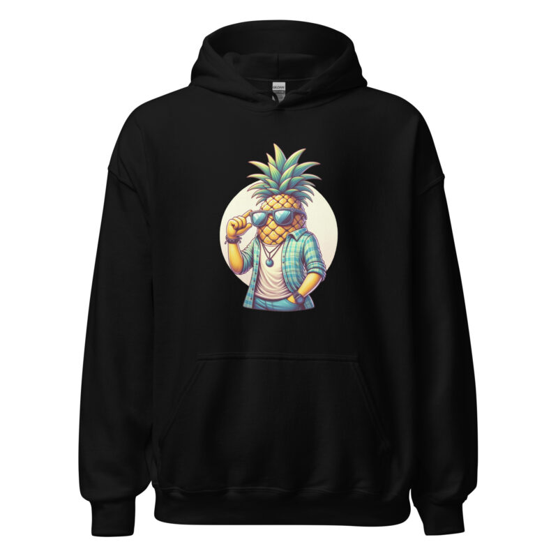 Coole Ananas mit Sonnenbrille Unisex-Hoodie