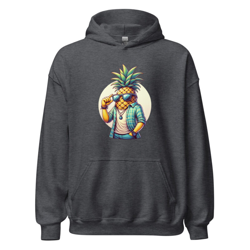 Coole Ananas mit Sonnenbrille Unisex-Hoodie