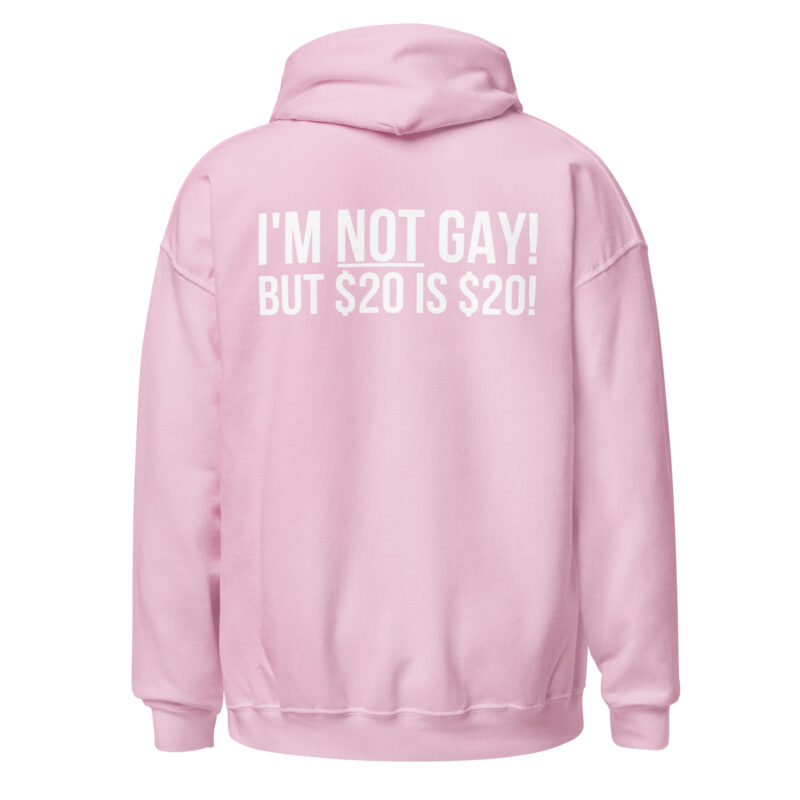 I’m not gay but $20 is $20 Unisex-Hoodie