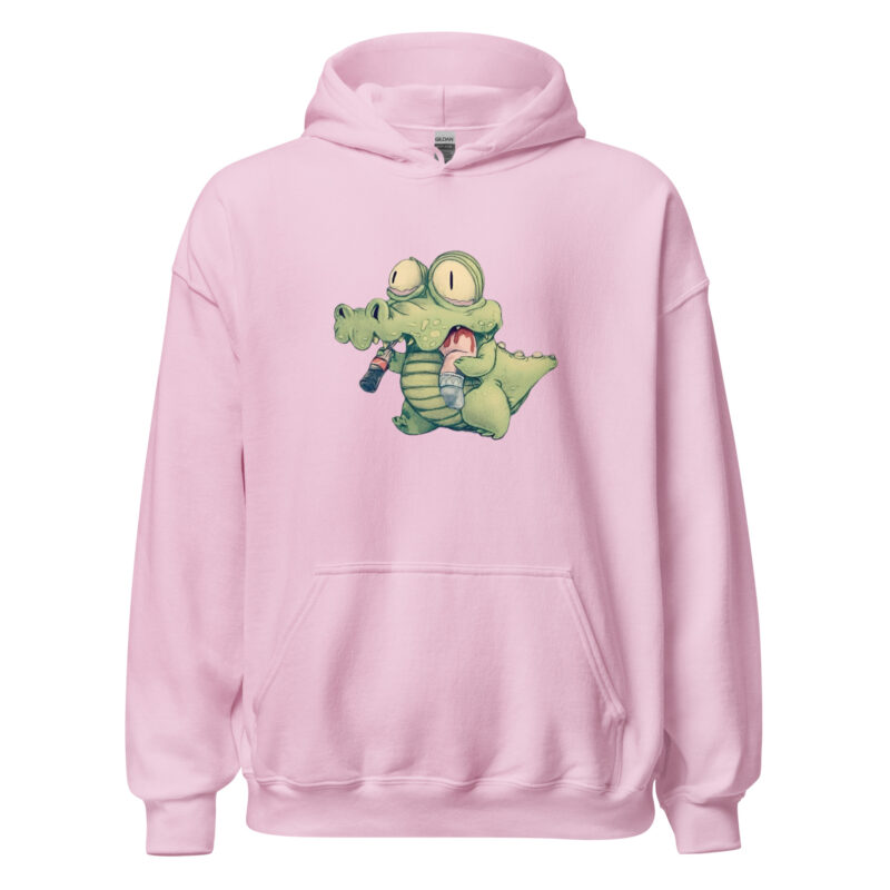 Krokodil mit Cola und "Snack" Unisex-Hoodie – Hoodies – klamottn.de