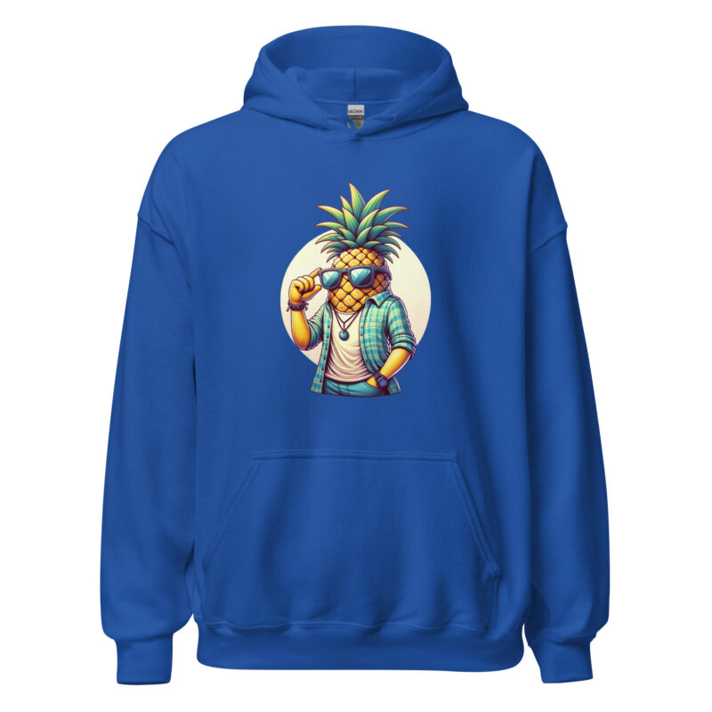 Coole Ananas mit Sonnenbrille Unisex-Hoodie