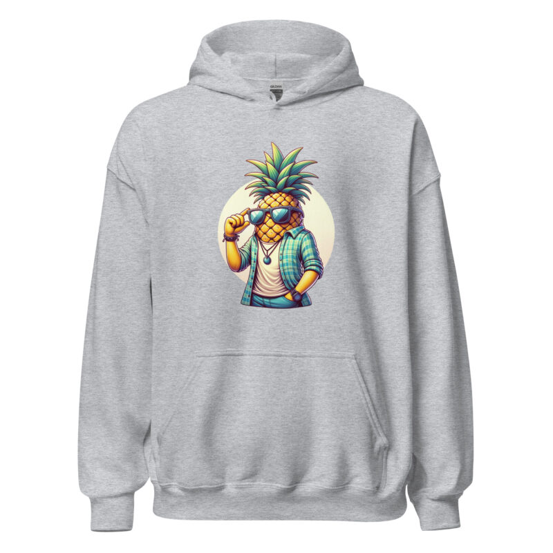 Coole Ananas mit Sonnenbrille Unisex-Hoodie