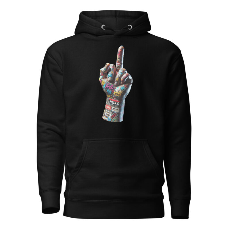 Urban Street Art Style Fick dich Fuck you Graffiti Hand Unisex-Hoodie – Hoodies – klamottn.de